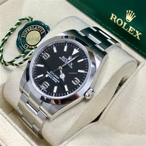 rolex 39mm explorer for sale|rolex explorer 39mm retail price.